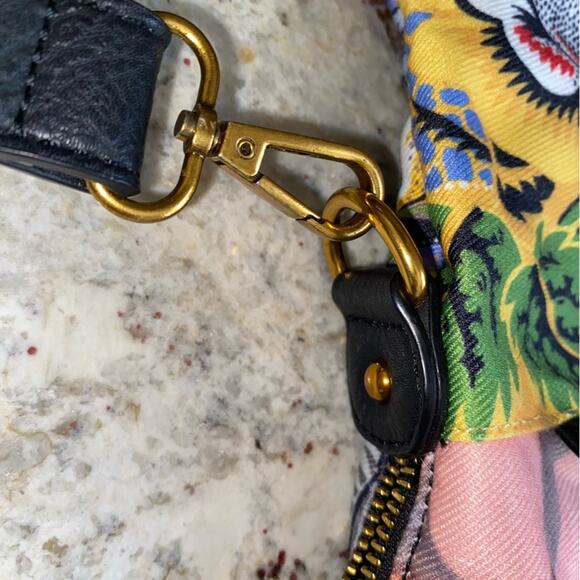 DESIGUAL Spain $129 Folded Paradiso Convertible Crossbody Bag Purse - Picture 10 of 14